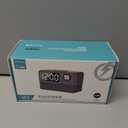 15W Fast Wireless Charger with Bluetooth Speaker and Alarm Clock Radio,4 in1 Wireless Charging Station for iPhone,Android Phones with FM Radio for Bedroom (7inch, Gray)