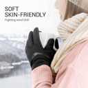 Royalrose Heated Gloves Liners for Men Women, Rechargeable Waterproof Winter Thin Heated Work Gloves with Arthritis Raynaud's Relief for Ski Golf Hiking Driving, XS