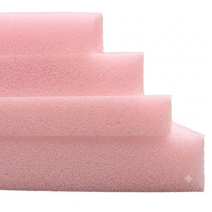 AK TRADING CO. High Density Upholstery Foam Cushion, Pink, 2 pcs, 82"x53"