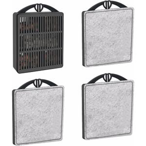 GOZILLA Aquarium Filter Cartridges,Fish Tank Filters Accessories Set,Turtle Tank Filter Replacement Includes 8 Filter Cartridges and 2 Filter Boxes.Only Suit for GZ-107 Low Water Level Tank Filter.