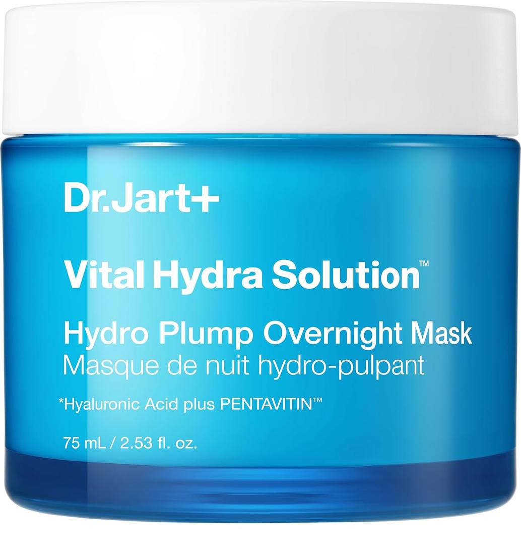Dr.Jart+ Vital Hydra Solution Hydro Plump Overnight Korean Face Mask with Hyaluronic Acid for Glass Skin | Korean Skin Care, 2.53 Fl Oz
