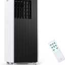 3 in-1 Portable A3 in-1 Portable Air Conditioner - 8,000 BTU for Rooms Up to 350 Sq.Ir Conditioner - 8,000 BTU for Rooms Up to 350 Sq.Ft, Cooling & Fan Modes, 24-Hour Timer, Sleep Mode, Remote Control (Black)