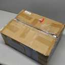 Yoobure End Table with Charging Station, LED Narrow Side Table Bedside Table, Small Night Stand End Tables Living Room, Skinny Nightstand with 3 Fabric Drawers, Side Tables Bedroom for Small Spaces (White)