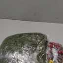 6ft Christmas Garland with Lights, Cedar Garland, Thick Realistic Green Cedar Pine Garland for Mantle, Stairs Railing, Indoor Outdoor New Year Decoration with Smart Timer