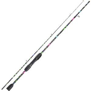 Sougayilang Fishing Rod, 2-Piece Graphite Composite Blank/Fiber Glass Spinning & Casting Rod with EVA Grip, Smooth Transition Fishing Pole (6'0")