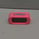 Plumeet Kids Alarm Clock Large Digital LCD Travel Alarm Clocks with Snooze and Night Light - Ascending Sound and Handheld Sized - Best Gift for Kids (Pink)