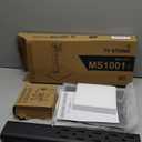 Single Monitor Stand VESA Mount for 13-32 Inch Screens, Free-Standing Monitor Riser with Swivel Tilt Rotation Height Adjustable, Universal Desk Stand up to 44lbs, VESA 75x75, 100x100mm (Black)