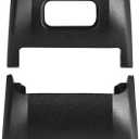 Watchband Compatible with Garmin vivosmart HR/HR+ Replacement Bands - Woven Nylon Strap with Hook and Loop ((10#) Dark Black)