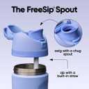 Owala FreeSip Insulated Stainless Steel Water Bottle with Straw, BPA-Free Sports Water Bottle, Great for Travel, 24 Oz, Out of the Blue
