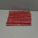 10 Inch Red Spiral Taper Candle Set, 10 Pack Unscented Dripless Candlesticks for Dinner Party Wedding and Home Decoration