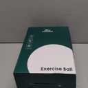 Trideer Exercise Ball for Yoga, Pilates & Fitness  Stability Ball Equipment for Home Gym & Office Chair, Core & Balance Training Accessories, Physical Therapy Equipment, Quick Pump Included, 5 Sizes (M(19-22ines/48-55cm), Turkis)