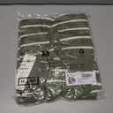 Saodimallsu Womens Striped Sweater Dress Fall Chunky Knit V Neck Collared Long Sleeve Sexy Slit Loose Midi Dresses (Green)