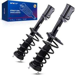 KAX Rear Struts for Toyota 2007 2008 2009 2010 2011 Camry, 2008 2009 2010 2011 2012 Avalon Rear Shocks Quick Complete Struts Assembly with Coil Spring Set of 2, Replace 172309 172310 (4SAA0090)