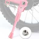 Kids Bike Kickstand Fits 12 14 16 18 20 Inch Bicycles, Aluminum Alloy Kickstand for Kids Bike with Anti-Slip Pad, Universal Fit for Mountain Road Bikes