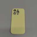 LOVE 3000 Designed for iPhone 15 Pro Case, Premium Silicone with [Soft Anti-Scratch Microfiber Lining] Shockproof Protective Phone Case for Men Women Girls 6.1", Creamy Yellow