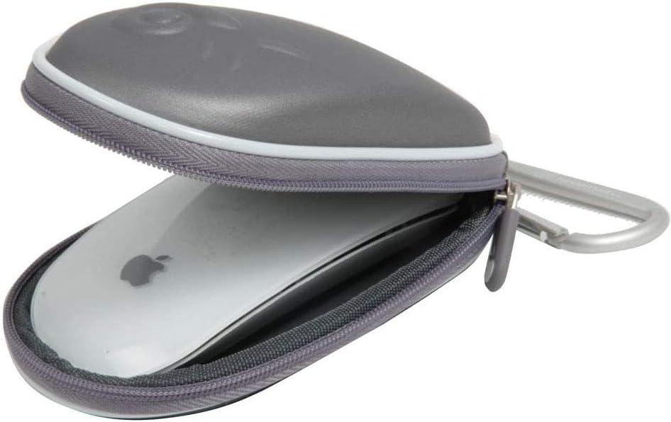Hermitshell Hard Storage Carrying Case Bag Fits Apple Magic Mouse (I and II 2nd Gen) (Grey)