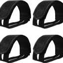 Outus 2 Pairs Kids Bicycle Feet Strap Pedal Straps for Fixed Gear Bike