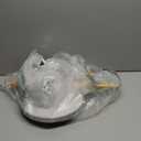 Freestanding Coat Rack with Natural Marble Base, 7 Heavy-Duty Hooks, Adjustable Height for Bedroom/Office/Hallway (Gold)