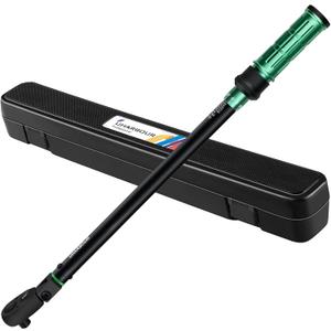 Split Beam Torque Wrench 1/2 Drive, 30-250 ft.lb Split Beam Torque Wrench, 1/2 Drive with Flexible Head, Suitable for Car, Motorcycle