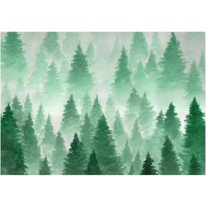Allenjoy Green Oil Painting Forest Backdrop Nature Watercolour Tree Christmas Party Photography Backdrop Kids Newborn Baby Portrait Photoshoot Background 7x5ft Photo Booth Studio Props