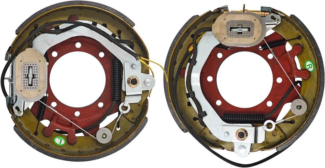 12-1/4" x 3-3/8" Electric Trailer Brake Assembly Compatible with Dexter 9k to 10k lb Axles 023-451-00 023-450-00 K23-450-00 K23-451-00, Left & Right