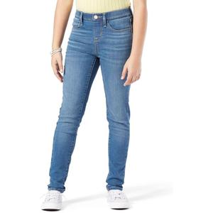 Levi Strauss Signature Gold Girls' Pull on Super Skinny Jeans (14, (New) Spring Glen)
