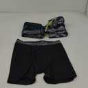 Hanes Boys' Big Performance Tween Boxer Brief Pack, X-Temp Mesh Stretch Underwear, Black, 6-Pack  L