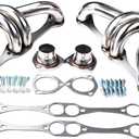 GELUOXI Stainless Manifold Replacement for Chevy Small Block SB V8 262 265 283 305 327 350 400