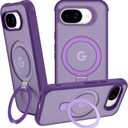Compatible with Google Pixel 10a Case with Stand, Purple