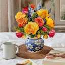 Freshcut Paper Pop Up Cards, Sorbet Roses, 12 Inch Life Sized Forever Flower Bouquet 3D Popup Greeting Card, Anniversary Cards, Valentine's Day Gifts, Mother's Day Card, Blank Notecard & Envelope