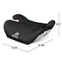 Diono Solana Lite Backless Booster Car Seat Pack of 2, Lightweight & Portable for Travel, Machine Washable Covers, 40-100 lbs, Black Storm, Manufacture Date: 18/04/2026