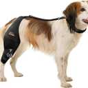 CHAMIN Adjustable Dog Knee Brace for Torn ACL Hind Leg, Support for Tear Ligament, Osteoarthritis, Rear Leg Limp, Recovery After Surgery,et (Right Leg,M)