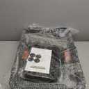 Stainless Steel Litter Box with Lid,Front Entry Top Exit Kitty LitterBox,Extra Large Enclosed Metal Cat Box with Litter Scoop & Litter Mat-Black