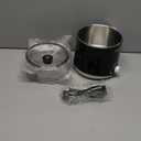 Dezin Hot Pot Electric with Steamer, Rapid Noodles Cooker, Stainless Steel Electric Pot 1.6 Liter, Perfect for Ramen, Egg, Dumpling, Soup, Oatmeal with Temperature Control and Keep Warm Function (1.7 Quarts)