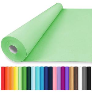 Vanhench Light Green Wrapping Paper, 36" x 2400" (200') Solid Color Art Kraft Craft Paper Roll for Gift Wrapping, Graduation, Birthday, Bouquet Flower Crafts Packing