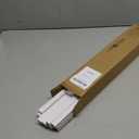 Delamu 236in Cord Hider, One-Wire Cord Covers for Wires on Wall, Easy-to-Install Cable Hiders for Mounted Tv, Cable Management Kit, Cable Raceways, W0.59 H0.4in, White