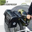 ROCKBROS Bike Panniers 15L Capacity Waterproof Bike Rack Bag Bicycle Panniers for Cycling Commuting Bikepacking Black, One Size