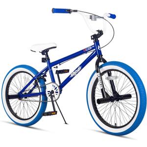 vollsch Freestyle BMX Bikes 20 Inch Kids Bicycle for 8-15 Years Old Teens, Boys, Girls, Beginner-Lever Riders, Blue