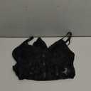 COZYEASE Women's Lace Bustier Cami Bodysuit Plain Sleeveless Slim Fit Sheer Mesh Corset Top Romper (S, Black)