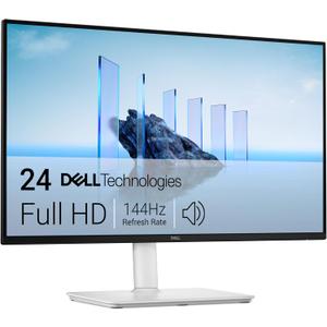 Dell 24 Plus Monitor - S2425HSM - 23.8-inch FHD (1920x1080) 144Hz 1ms Display, 2 x 3W Speakers, HDMI Connectivity, Height/Tilt/Pivot/Swivel Adjustability, AMD FreeSync - Ash White
