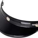 Soman Motorcycle Peak Visor, Motorcycle Helmet Visor Peak Shield Compatiable with 3/4 Open Face Helmets and Half Helmets Sun Protection (Black)