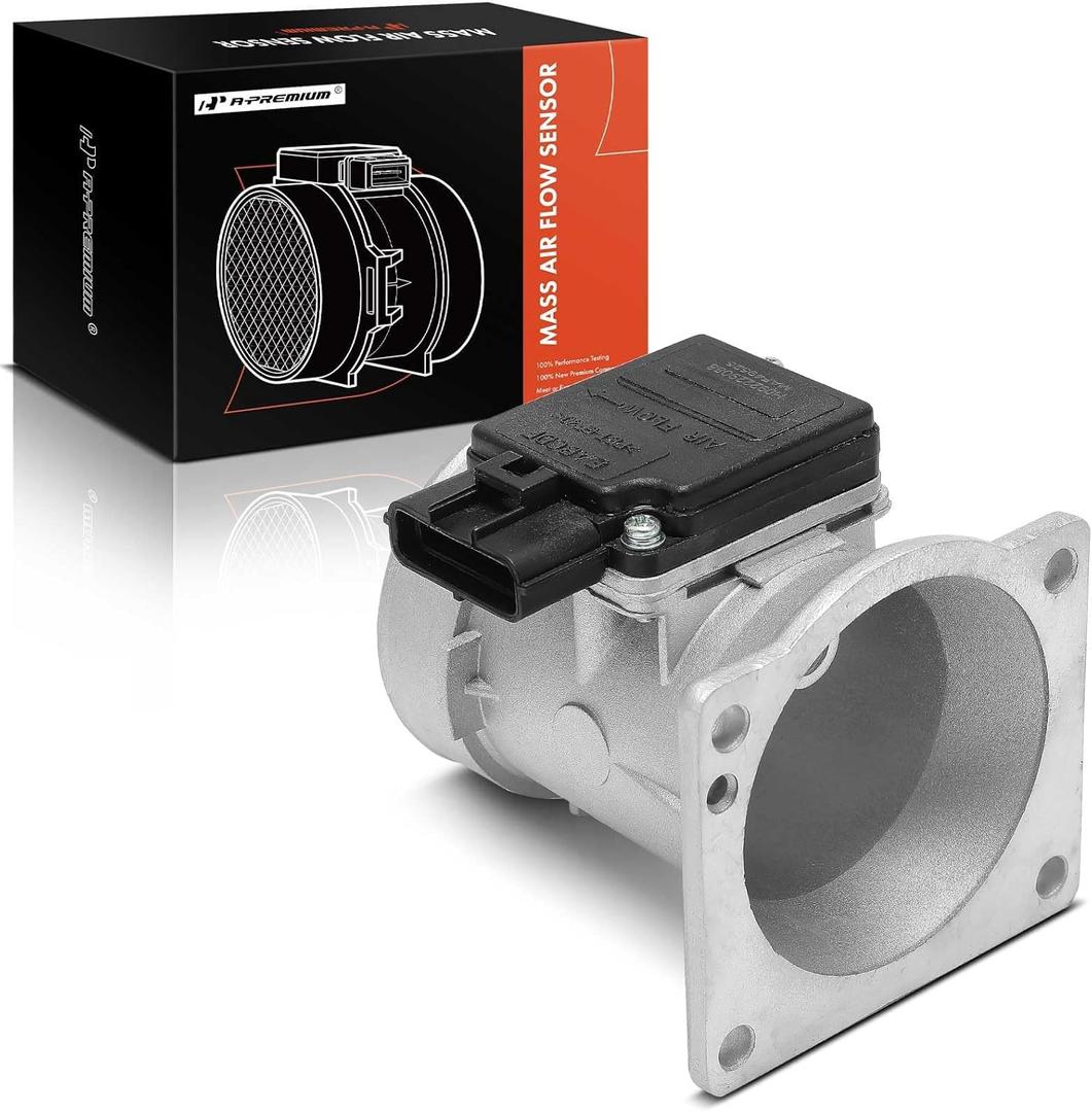 A-Premium Mass Air Flow Sensor Meter [4,6Cyl 1.9 2.0 2.3 2.5 3.0L] Compatible with Ford Taurus 96-99, Ranger 95-01, F-100 Ranger, Escort, Windstar, Aerostar, Sable & Mazda B2500, B3000, 626 & Mercury