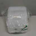 6 Quart Clear Storage Latch Box/Bins, 6-Pack Plastic Container with Latches and Lid