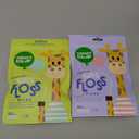 SmartLifeco Eco-Friendly Kids Flossers (100ct) - The Original Straw Wheat Dental Floss Picks for Children, Fluoride & PFA Free, Toothpick Flossing Sticks for Toddlers Teeth, No Shred Thread, Mint