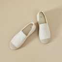 Shupua Womens Espadrilles Slip on Shoes Stylish Lace Casual Loafers Lightweight Platform Sneakers Comfortable Spring Flat Shoes for Office, Work, Walking, Size 39 (US 8)