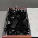 HUHOLE 50 Pack Gridwall Hooks 2 Inch  Black Metal Display Hangers for Wire Grid Panel  Heavy Duty Retail Store Fixtures, Garage Organizer, Craft Fair & Jewelry Rack (20lbs Capacity)