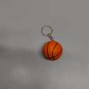 Blulu 20 Pack Basketball Keychains Bulk Basketball Party Favors Orange Keychain Gifts Sports Goodie Bag Fillers for Team Gifts Reward Birthday Party Supplies
