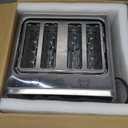 4 Slice Toaster with Dual-Zone Control, Smart Touchscreen, Wide Slots
