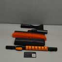 [Upgrade] Ice Scraper & Extendable Snow Brush for Car Windshield [Military-Grade Sturdy] - 360 Pivoting Brush Head with Silicone Grip for Effortless One-Swipe Clean on Auto (Large)