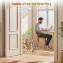 Interactive Cat Toys for Indoor Cats: Automatic Flying Bird Feather Wand Chase Exercise Enrichment Stimulation, USB Rechargeable Durable Safe Hanging Toy for Bored Kittens Adult Multi Cat Households (Blue)